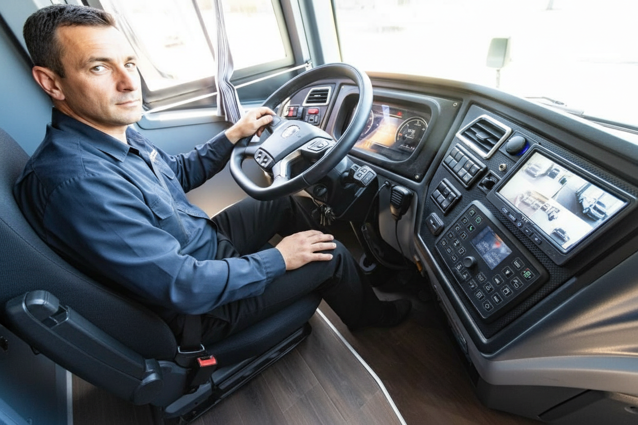 Conductor profesional de Pullman Viajes